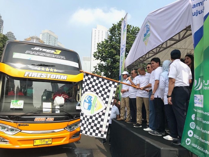 Mudik Bersama, BPJS Ketenagakerjaan Berangkatkan 10 Ribu Orang