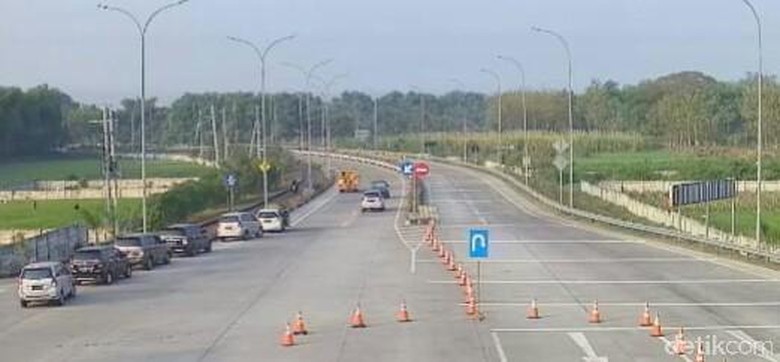 Suasana tol jalur mudik. Foto: Istimewa Suasana tol jalur mudik. Foto: Istimewa