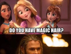 Avengers Vs Disney Princess dalam Balutan Meme Kocak