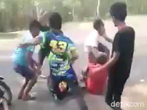 Viral Video Pengeroyokan 3 Remaja di Jombang