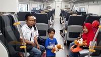 Begini nyamanya ke Bandara Soekarno Hatta Naik kereta. Foto: Dok. BNI