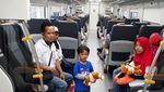 Ramai! Kereta Bandara Soekarno Hatta Diserbu Pemudik