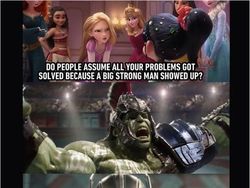 Avengers Vs Disney Princess dalam Balutan Meme Kocak