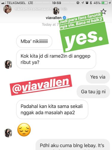 Nikita Mirzani Buktikan Dirinya Tak Bermasalah dengan Via Vallen