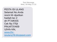 Waspada! Marak SMS Penipuan Sejak THR Cair