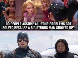Avengers Vs Disney Princess dalam Balutan Meme Kocak