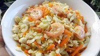 Kalo lagi kepepet bingung mo masak apa.. dan liat isi kulkas tinggal wortel dan kol (kubis), yang terpikir hanay Orak Arik Telor. Yuuk masak, tulis akun jenmardiana. Benar kan apa yang ia bilang? Foto: Istimewa