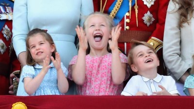 Foto Gemas Putri Charlotte dan Sepupunya di Ultah Ratu Elizabeth