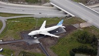 Dinamai Jumbo Stay, hotel ini berada tepat di sebelah Bandara Arlanda Stockholm. Istimewa/Booking.com