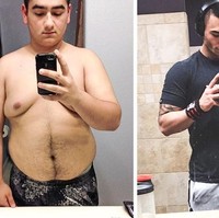 Dulu pria ini mengaku bisa makan kalkun dan ayam seharian. Kini ia lebih mengutamakan sayur dan buah. Ia pun kehilangan 56 kg dalam lima tahun terakhir. Foto: Evacs/reddit.com