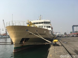 Ribuan Pemotor Ikut Mudik Gratis Kemenhub Naik Kapal Laut