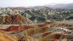 Foto: Gunung Pelangi di China yang Disebut Dalam Al Quran