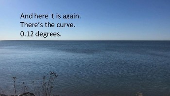 Maka dari itu yang dilihatnya tampak datar, karena ia hanya melihat sebagian kecil dari keliling Bumi. Foto: Imgur/Greg Pagel