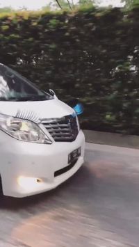 Bulu mata centil di mobil Alphard