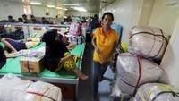 Sebanyak 13000 pemudik ikut dalam program mudik bareng Guyub Rukun BUMN 2018 dengan kapal laut KM Dorolonda tujuan Surabaya dan Makasar. Foto: dok. Pelni