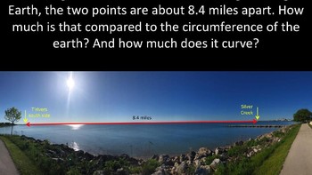 Lalu, ia membandingkan sudut penglihatannya dengan sudut satu lingkaran penuh Bumi. Foto: Imgur/Greg Pagel