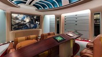 Rumah ini punya bioskop pribadi bernuansa fasilitas di pesawat luar angkasa dalam film Star Trek. Istimewa/Dailymail.co.uk.