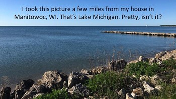 Musisi asal Amerika Serikat Greg Pagel mengambil sebuah foto penampakan Lake Michigan. Foto: Imgur/Greg Pagel