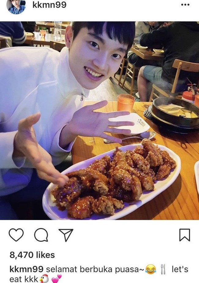 Beberapa kali ia pun mengunggah foto dengan keterangan berbahasa Indonesia bahkan mengucapkan selamat berbuka puasa. Vincent juga sering membalas komentar netizen Tanah Air dengan bahasa Indonesia. Foto: Instagram Vincent