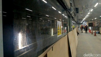 Hampir Jadi, Ini Penampakan Terkini Stasiun MRT Senayan