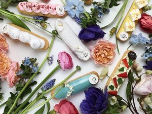 Deretan Eclair Cantik Penuh Warna Ini Bikin Tak Tega Melahapnya