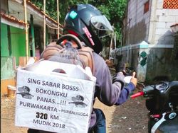 Guyonan Tulisan Mudik yang Bikin Ngakak