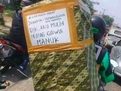 Guyonan Tulisan Mudik yang Bikin Ngakak