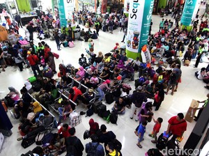 289 Ribu Orang Mudik dari Stasiun Gambir, Baru Kembali 171 Ribu