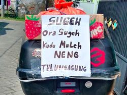 Guyonan Tulisan Mudik yang Bikin Ngakak