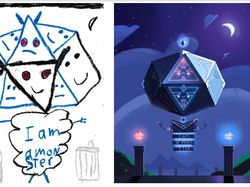 Keren! Ketika Monster Imajinasi Anak Diolah Desainer Grafis