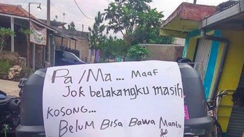 Lagi dan lagi curhatan soal mantu jadi trending topic bagi para pemudik motor. Foto: Internet