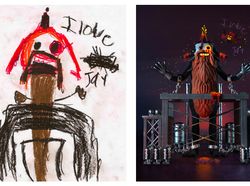 Keren! Ketika Monster Imajinasi Anak Diolah Desainer Grafis