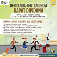 Dirjen Perhubungan Udara Sebut Candaan Bom Sama dengan Terorisme 