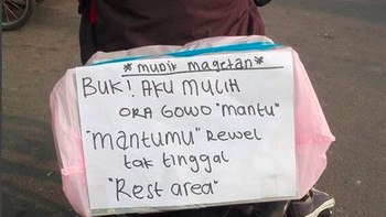 Kalau ini sudah bawa mantu tapi orangnya rewel. Jadi, ditinggalin. Foto: Internet