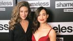 Gaun Merah Emmy Rossum nan Seksi
