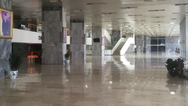 Begini Suasana Gedung DPR Saat Ditinggal Mudik Anggota Dewan