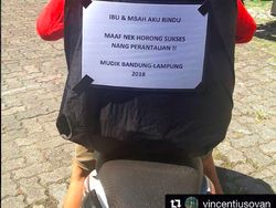 Guyonan Tulisan Mudik yang Bikin Ngakak
