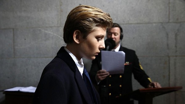Potret Barron Trump, si Putra Bungsu Presiden AS Donald Trump