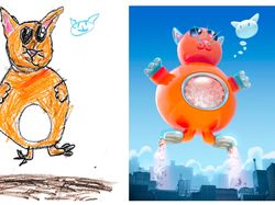 Keren! Ketika Monster Imajinasi Anak Diolah Desainer Grafis