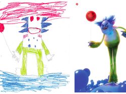 Keren! Ketika Monster Imajinasi Anak Diolah Desainer Grafis