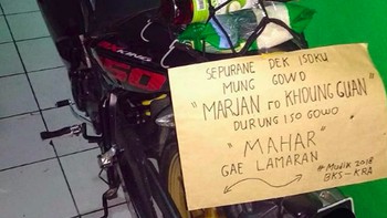 Bikisan Lebaran, belum bisa buat jadi mahar nih, katanya. Foto: Internet