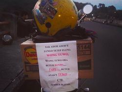 Guyonan Tulisan Mudik yang Bikin Ngakak