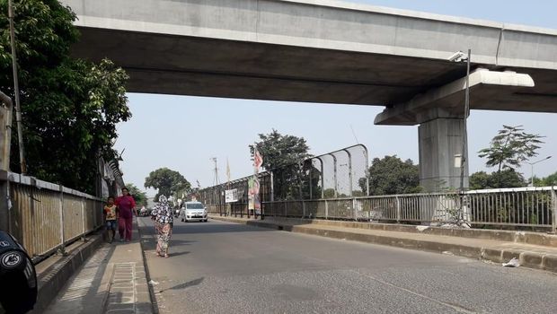 situasi di jembatan pondokgede