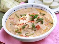 Menu Ke-30 : Sayur Gurih Rebung dan Sayur Gurih Pepaya Siap Jadi Pelengkap Makan Ketupat