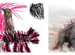 Keren! Ketika Monster Imajinasi Anak Diolah Desainer Grafis