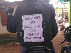 Guyonan Tulisan Mudik yang Bikin Ngakak