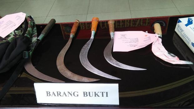 Polisi sita senjata tajam dari peserta SOTR