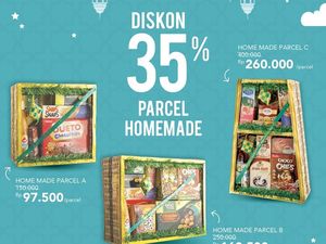 Diskon 35% Homemade Parcel di Transmart Carrefour