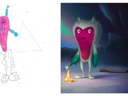 Keren! Ketika Monster Imajinasi Anak Diolah Desainer Grafis