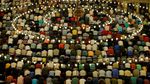 Suasana Salat Tarawih di Masjid Suleymaniye di Turki